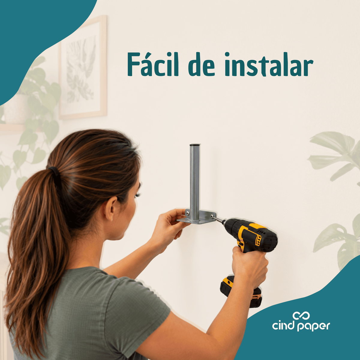 Suporte De Parede Para Tapete Higiênico Cindpaper