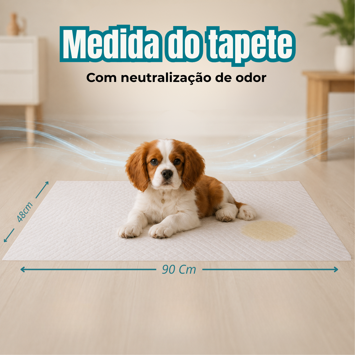 Tapete Higiênico Plus Size 48×90 - Caixa com 15